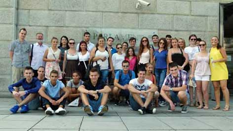 Apsolventi ljetne akademije HKD-a Napredak u Beču