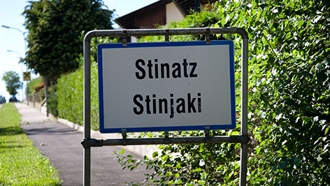 Ortstafel Stinatz
