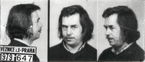 Václav Havel, Polizeifoto