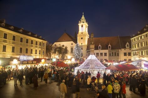 Adventmarkt in Bratislava