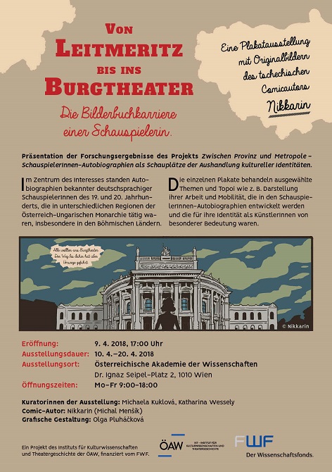 Plakatausstellung Von Leitmeritz bis ins Burgtheater