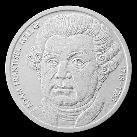 Münze zum 300. Geburtstag von A.F.Kollár