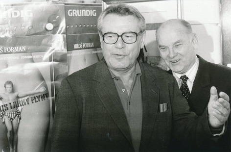 Miloš Forman a Theodor Pištěk