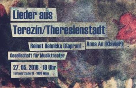 Flyer Lieder aus Theresienstadt