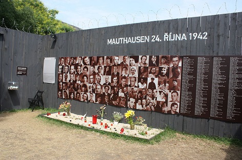 památník obětem, které byly zavražděny v koncentračním táboře Mauthausen