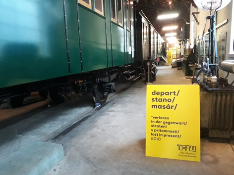 Ausstellung DepArt im Eisenbahnmuseum Schwechat