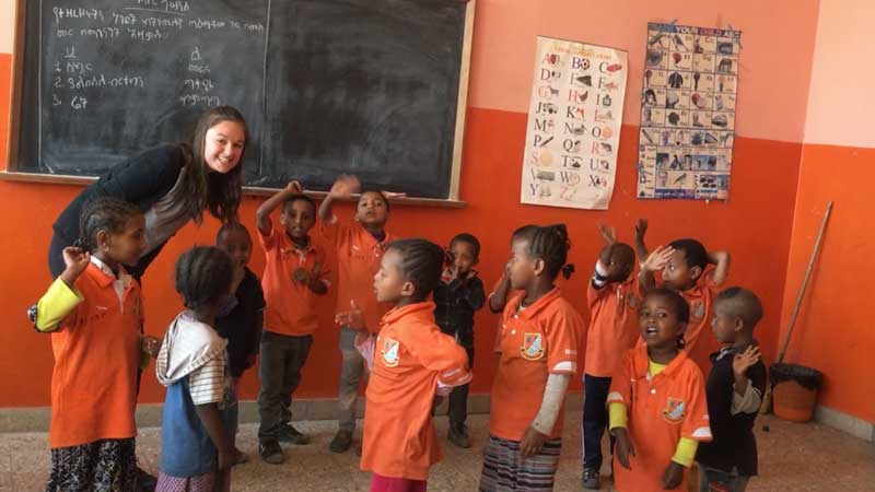 Marica Zvonarić kot volontarka u Etiopiji